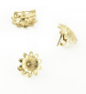 Stainless Steel component on Brooch Flower - 1Pc