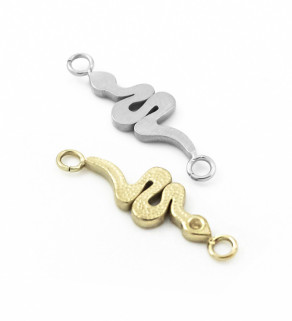 Stainless Steel Connector Snake 21mm 1Pc