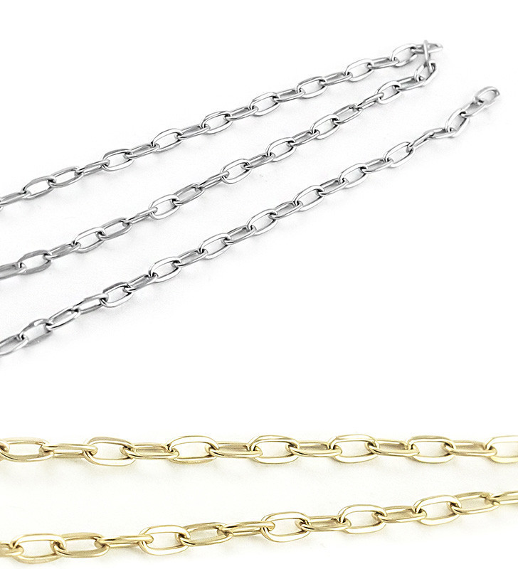 Řetízkovina dlouhý Ovál 316 - 1m